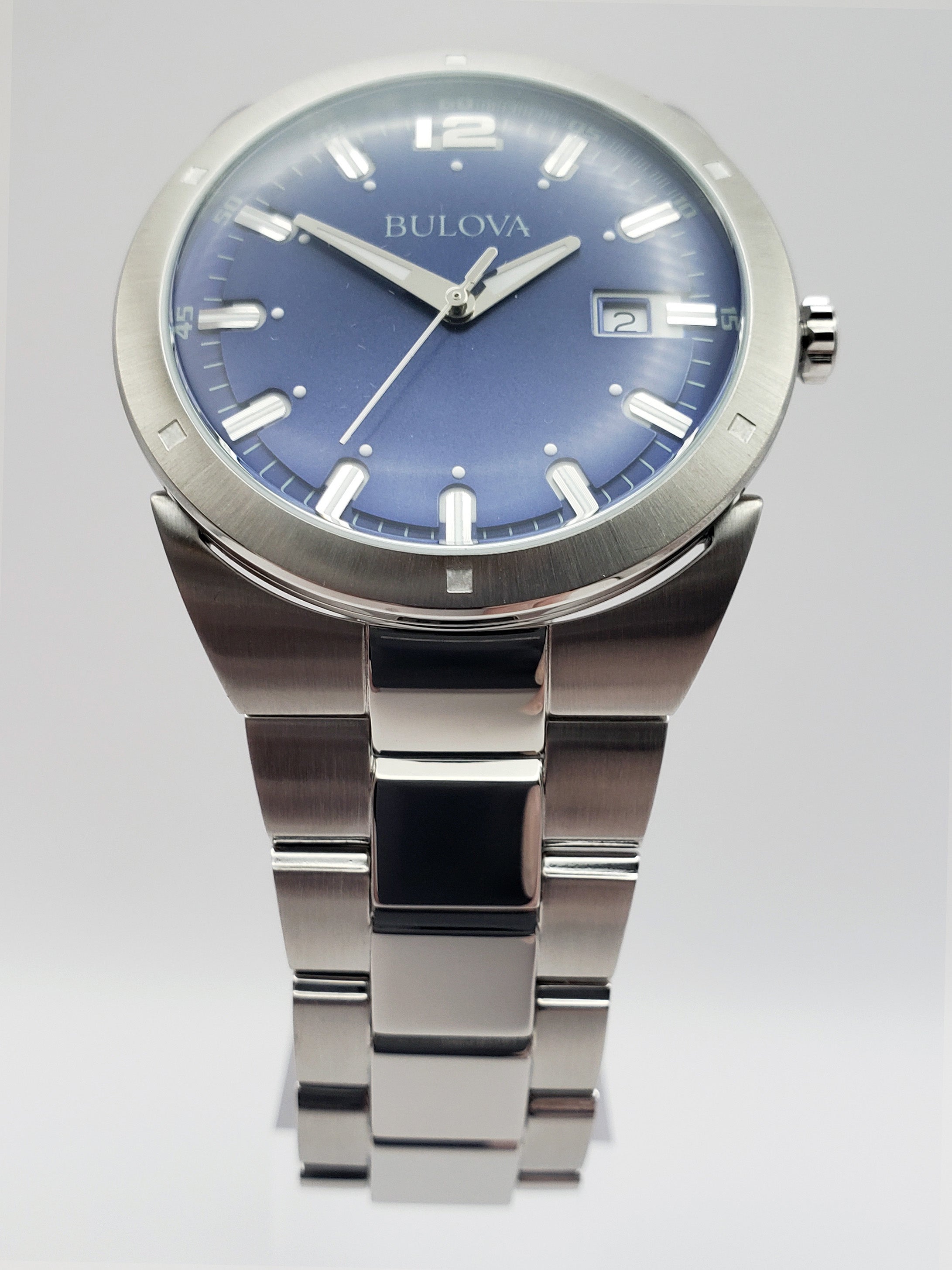 Bulova Men's Classic Analog Quartz Blue Watch 96B220 – Time To Watch