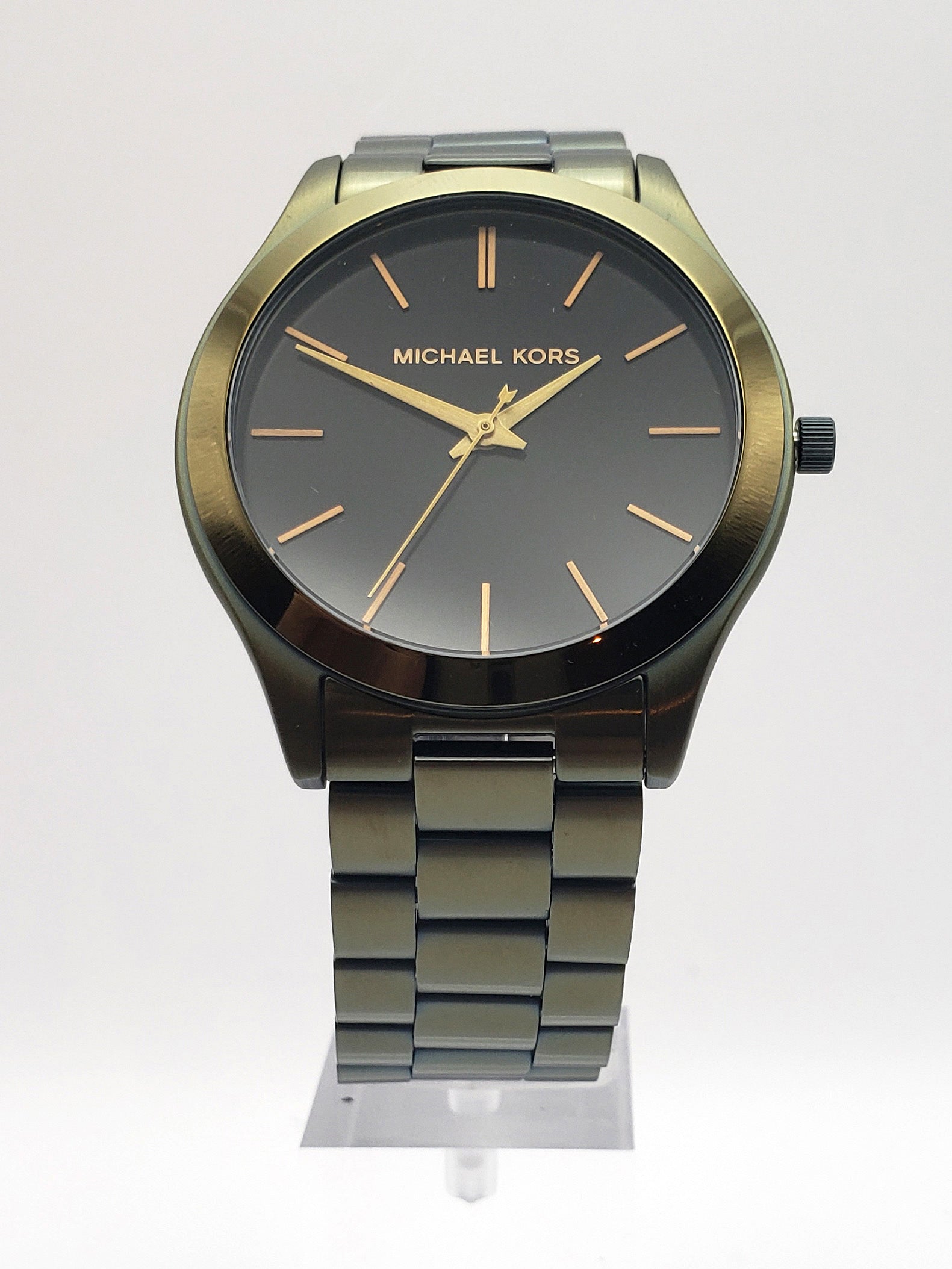 Michael kors men's slim runway clearance watch