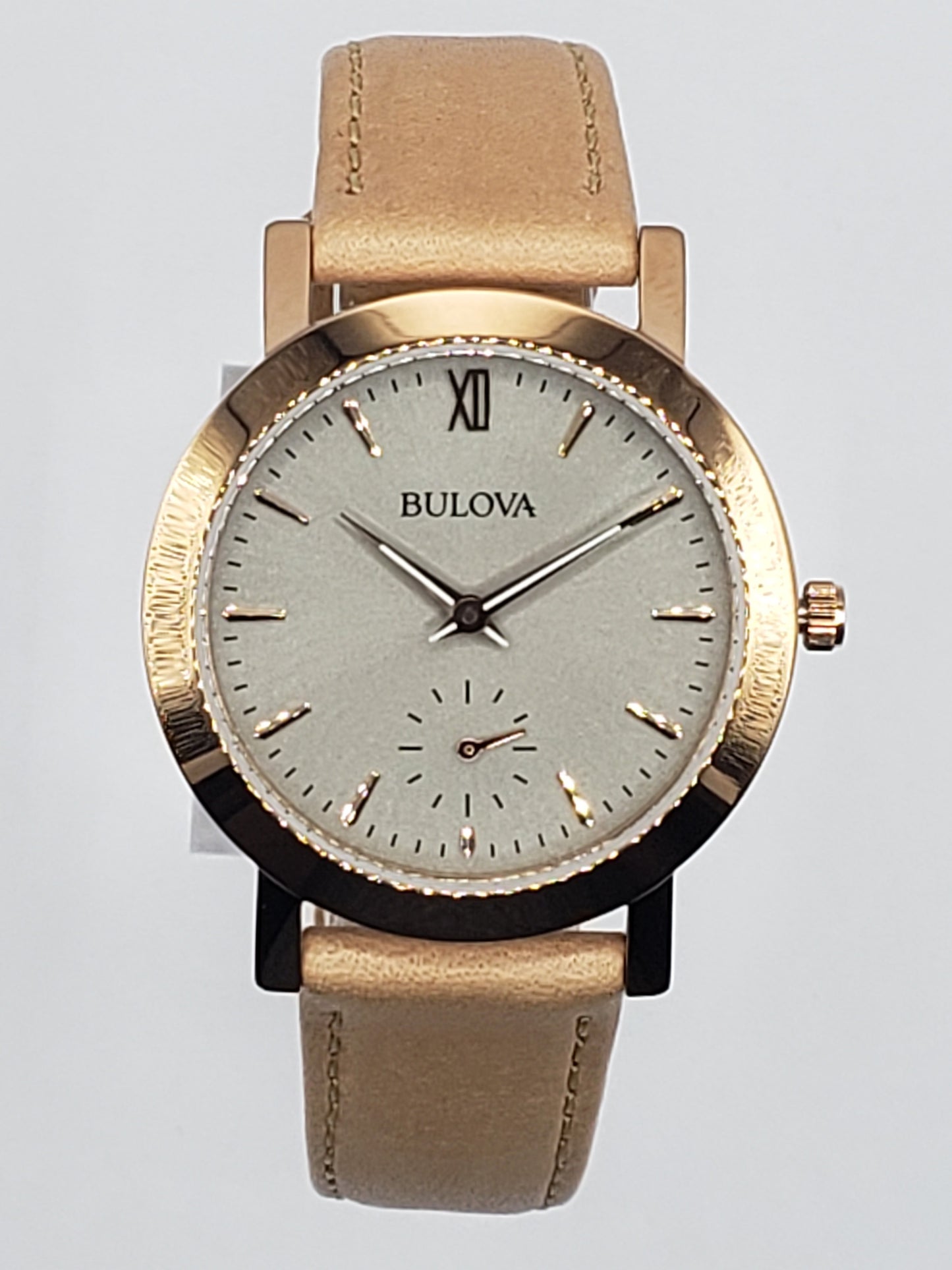Bulova Women's Calendar Quartz Watch with Champagne Dial