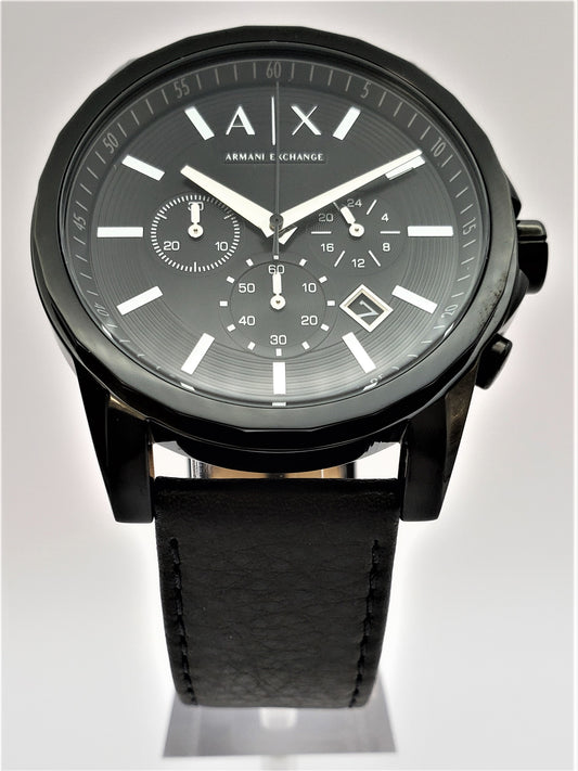 Armani Exchange Men's Black Quartz Watch