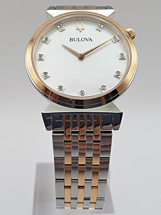 Bulova Women's Regatta Rose Gold Quartz Watch