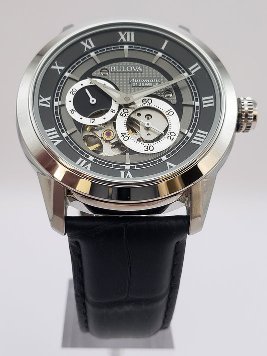 Bulova Men's Sutton Automatic Leather Watch